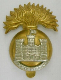 Genuine Inniskilling Fusiliers Cap Badge